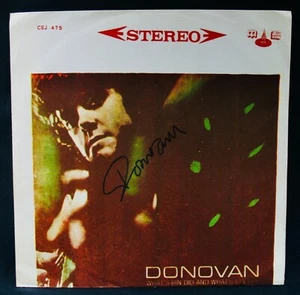 DONOVAN~Autographed WHAT'S BIN DID AND WHAT'S BIN HID Taiwan Import Album - Picture 1 of 5