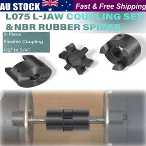 3-Piece L-Jaw Coupling Coupler Set For Log Wood Splitter 1/2"-3/4" L075 Flexible - Picture 1 of 14