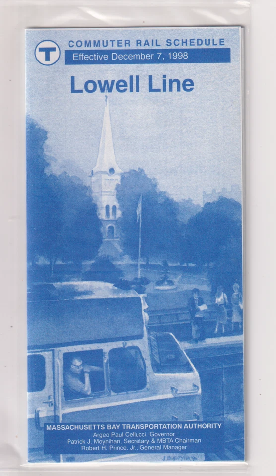 BOSTON  - MBTA           LOWELL         Dec.  7,  1998     (  MINT ) - Image 1 of 1