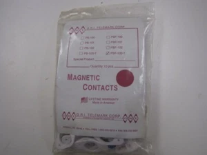 GRI 2020-T White Recessed Contacts w/Rare Earth Magnets (10 pack) - Picture 1 of 2