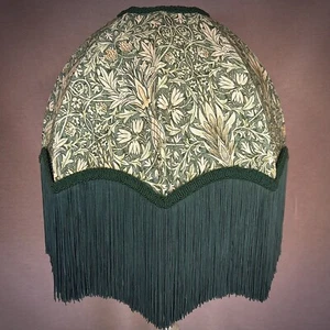 William Morris Green Snakeshead Ceiling Lights Table Lampshades Standard Lamps - Picture 1 of 9