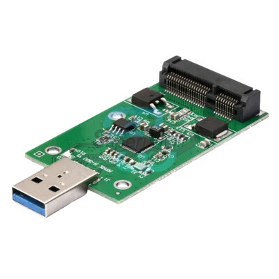 USB 3.0 to PCIE mSATA SSD External Converter Data Transmission Link Adapter Card - Bild 1 von 4