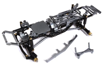 Complete Alloy Conversion Kit w/ 133 Wheelbase for Axial 1/24 SCX24 C10 Crawler - Image 1 of 4