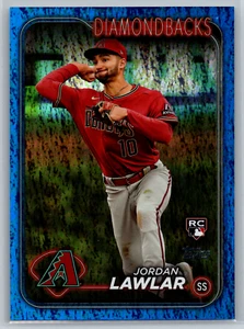 Jordan Lawlar 2024 Topps Series 2 Blue Foil Rookie Card /999 #451 Diamondbacks - Picture 1 of 2
