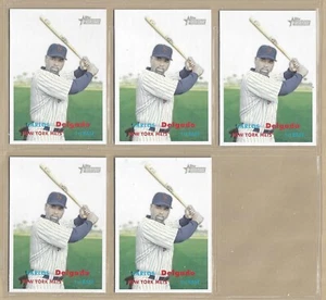 Lot of (5) 2006 Topps Heritage CARLOS DELGADO #36 Mets -- FREE/FAST SHIPPING - Picture 1 of 1