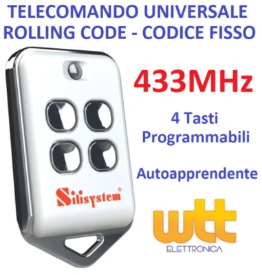RADIOCOMANDO APRICANCELLO V2 PHOENIX ROLLING CODE VDE SILISYSTEM
