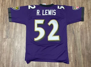 Men’s Mitchell & Ness Ray Lewis 2000 Throwback Jersey Size L Stitched - Picture 1 of 6