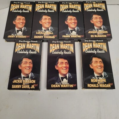 Dean Martin Celebrity Roasts 7 VHS Tapes - Image 1 of 3