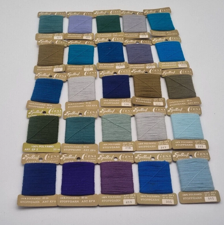 Stopfgarn 25 Egelhaaf Stopfgarn Karten aus 100% Polyamid - Bunte Mischung 35 - Bild 1 von 1