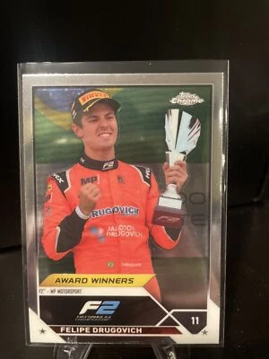 2023 Topps Chrome Formula 1 F1  #192 Felipe Drugovich - Image 1 of 4