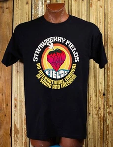 Camiseta de algodón Strawberry Fields 1970 Canadian Rock Festival XL - Imagen 1 de 2