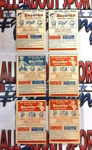 1957 Topps Bazooka Baseball Contest Cards (Set of 6) - Picture 1 of 14