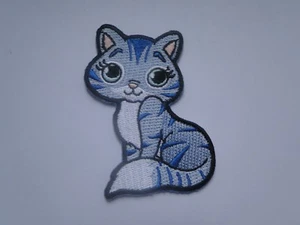 Aufnäher/Patch   Pussy Cat ca 7,5x4,5  cm  - Picture 1 of 1
