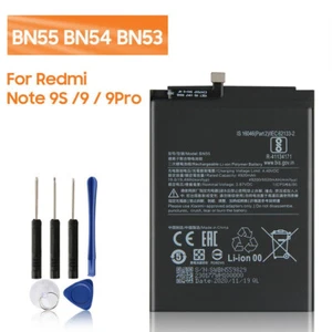 Batterie Originale BN55 BN54 BN53 pour Xiaomi Redmi Note 9S Redmi 10X 4G Note 9 Pro - Photo 1 sur 10