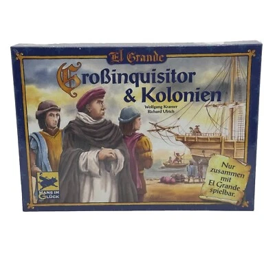 El Grande Großinquisitor und Kolonien - 1998 Hans im Glück Erweiterung - NEU✅ - Bild 1 von 3