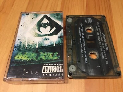 Thrash Metal 90s Overkill W.F.O. Cassette Tape (Warner Music Thailand 1994) - Image 1 of 3