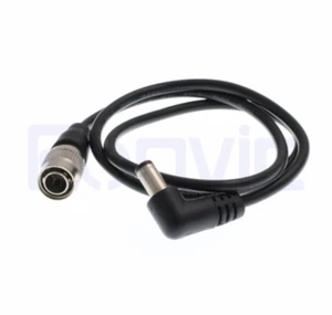 Dispositivos de sonido ZOOM F4 F8 Hirose 4 pines ángulo recto CC TalentCell cable de alimentación - Imagen 1 de 4