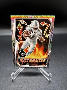 2022 Panini Phoenix Hot Routes Jaylen Waddle HR-22 Miami Dolphins - Picture 1 of 3