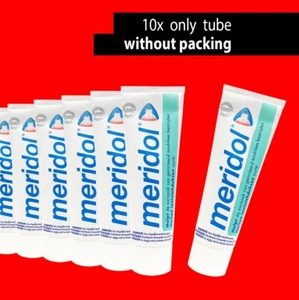 FREE SHIPPING 10x tube 75ml Meridol toothpaste, ONLY TUBE (without package) - Picture 1 of 9