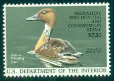 US #RW53, $7.50 Fulvous Whistling Duck, NH, VF