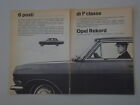 advertising Pubblicit 1964 OPEL REKORD