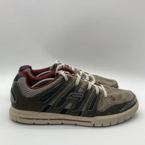 Mens Size 13 Skechers Tan/Brown Walking Shoes Relaxed Casual Sneakers Shoes - Picture 1 of 10