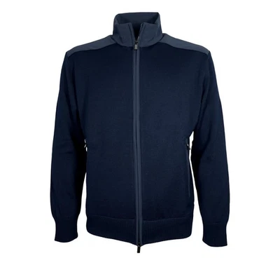 PAUL SHARK Cárdigan Con Cremallera Para Hombre De Lana 99311022 Color Azul 050 - Imagen 1 de 3