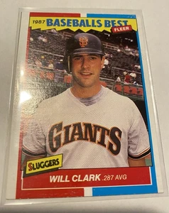 1987 Fleer Will “The Thrill” Clark Rookie! Rare Box Bottom Version Scarce! GIANT - Picture 1 of 1