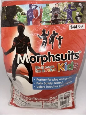 Nuevo Morph Disfraces Morphsuits Niños Ninja Disfraz Grande Morph Traje Foto 1 de 4