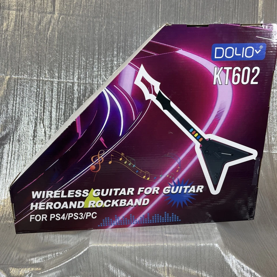 DOYO Wireless Guitar Controller for PS3 & PC PS4 Guitar Hero Clone Hero Rockband - Image 1 of 1