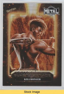 2024 Skybox Marvel Metal Universe Avengers Blast Furnace Erik Killmonger READ - Image 1 of 3