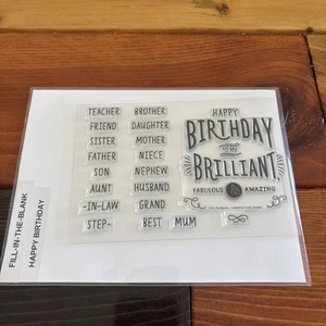 Catherine Pooler Fill-in-the-blank Happy Birthday Stempel Lehrer Freund Vater - Bild 1 von 4