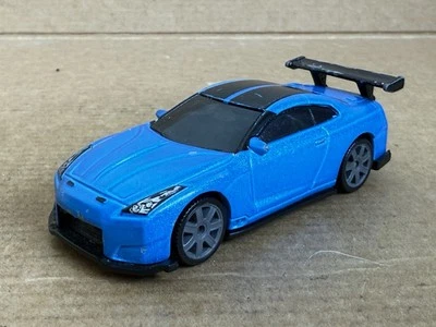Mattel Fast & Furious 2012 Nissan GTR R35, 1:55 Scale, Rare, Blue, Custom. - Image 1 of 4