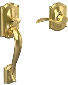 Schlage Camelot Door Handleset Grip with Right Handed Lever FE285 CAM ACC RH - Picture 1 of 5