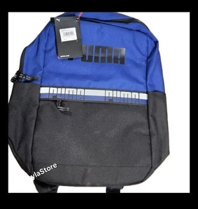17.5 in Puma Speedway Laptop Backpack Padded Adjustable Shoulder Strap Blue - Picture 1 of 24