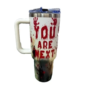 NEW 40 oz tumbler with handle horror - Picture 1 of 2