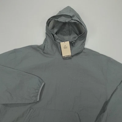 Nike Tech Pack Woven Mesh Lightweight Hoodie Men’s Size M Oversized Gray - Image 1 of 4