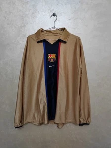 Barcelona Fc 2001/02 Away Football Shirt Long Sleeve Player Issue Barça Camiseta - Picture 1 of 6