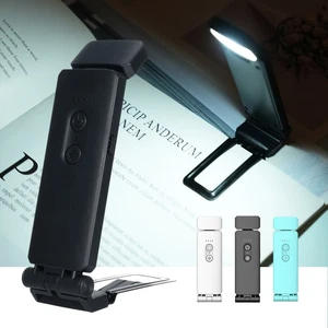 (Black)Reading Lights For Books In Bed Portable Clip-on LED USB Rechargeable DY9 - Zdjęcie 1 z 12
