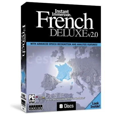 Instant Immersion Spanish Deluxe v2 by Topics Entertainment 8-Disc CD-ROM Set Ne - Image 1 of 4