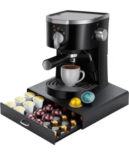 Portavasos K Cajón 30 Cápsulas Capacidad Negro Nepresso Keurig Vertuo Soporte - Imagen 1 de 5