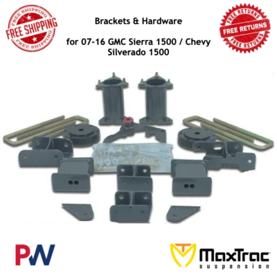 Suportes e ferragens MaxTrac para 2007-16 GMC Sierra 1500 / Chevy Silverado 1500 - Imagem 1 de 2