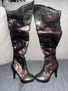New Wonder Woman Movie Thigh High Halloween Costume Cosplay Boots Shoes - Picture 1 of 1