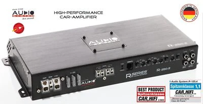 Audio System R-125.4 4-Kanal Class A/B HIFI-Verstärker mit SMD-Technologie 880 W - Bild 1 von 4