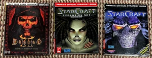 3 Vintage Srtaegy Guides - Diabllo II, StarCraft & StarCraft Expansion Set - Picture 1 of 1