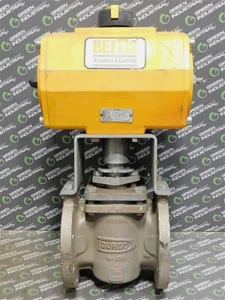 USED Bettis DD0600.B2A00K.27K0 Actuated 4" Durco G411 Sleeveline Valve CL150 - Picture 1 of 13
