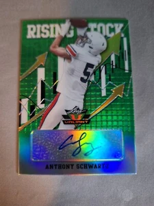 2021 LEAF VALIANT RISING STOCK ROOKIE AUTO SP #RS-AS1 ANTHONY SCHWARTZ RC 34/99 - Picture 1 of 2