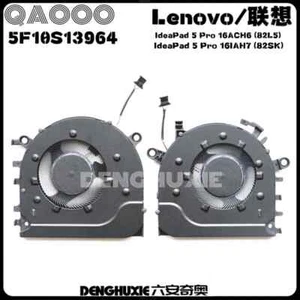 5F10S13964 LENOVO IdeaPad 5 Pro 16ACH6 82L5 / 5 Pro 16IAH7 82SK CPU COOLING FAN - Picture 1 of 8