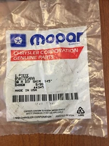 Genuine Mopar Differential Bearing Shim 5017254AA - Picture 1 of 4