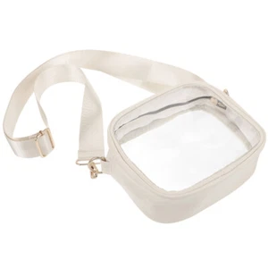 Crossbody Belt Bag Clear Bag Crossbody Purse Shoulder Pouch Small Clear - Picture 1 of 12